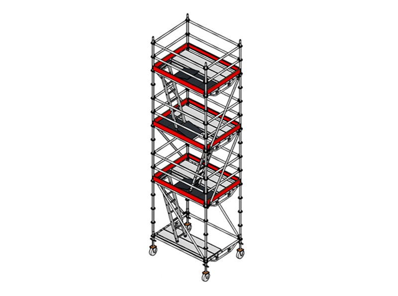 elementos de un andamio multidireccional RL-360