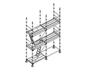 Montaje del Andamio Multidireccional paso 8